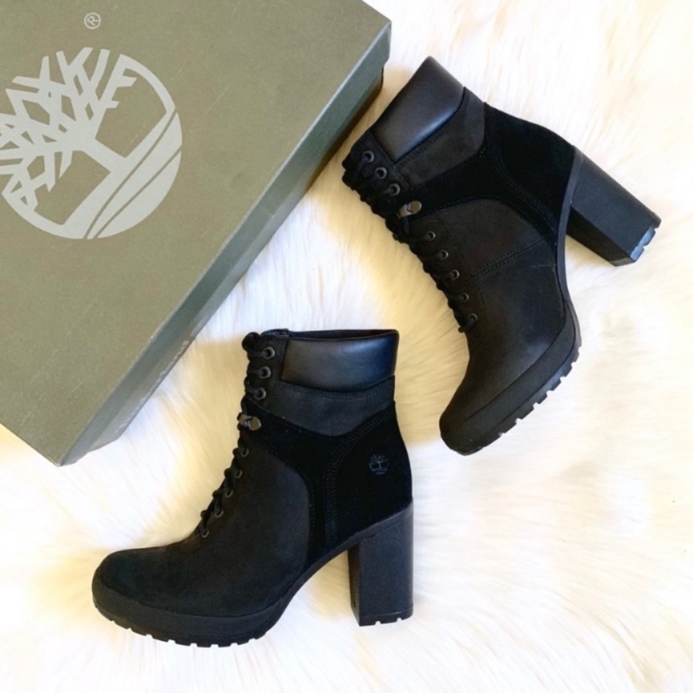 Timberland Black Camdale Field Lace Ankle Boots - Picture 3 of 8